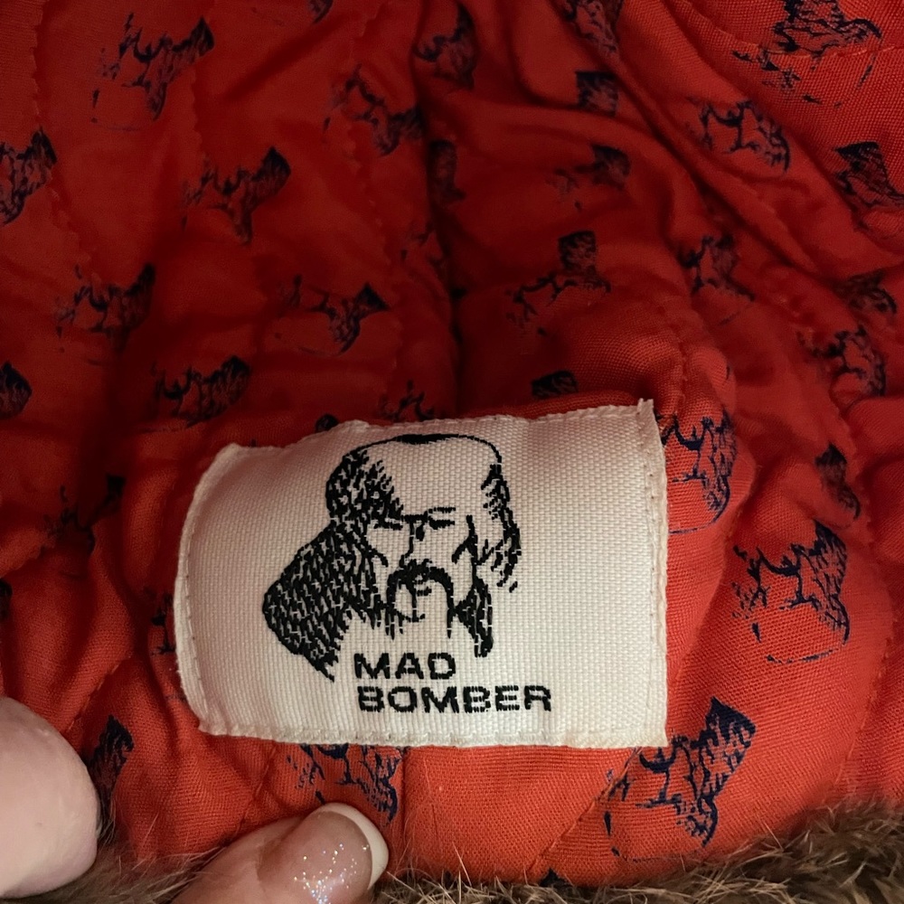MAD BOMBER 100% Rabbits Fur Cap Size Large - Picture 4 of 5
